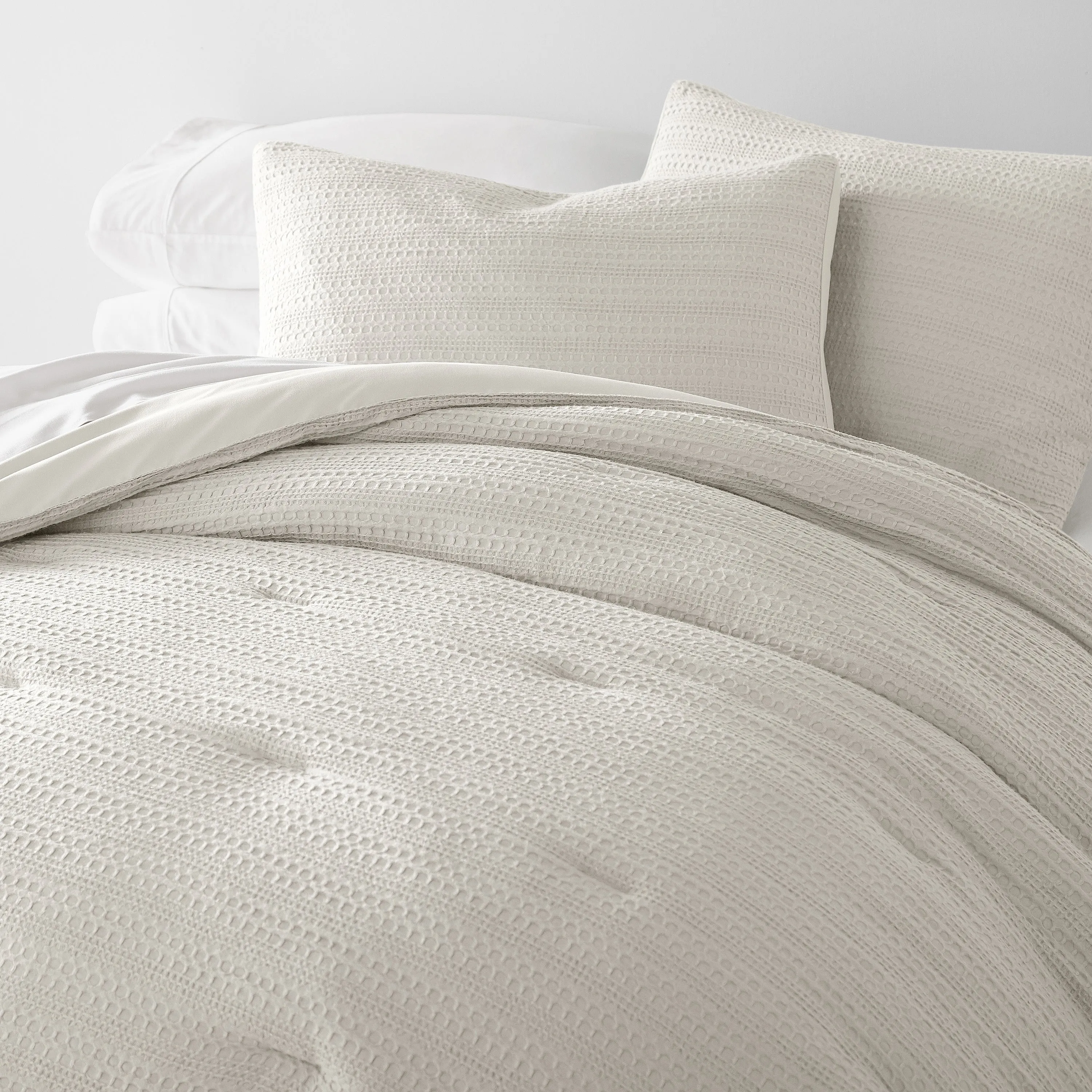 Waffle Textured Comforter Set (Sale)