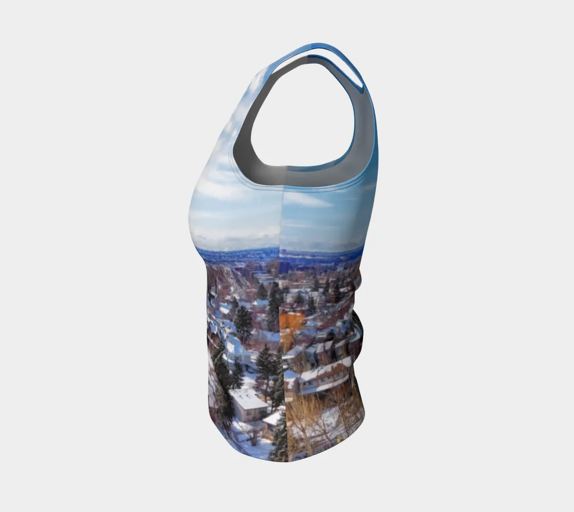 Women's All-Over Fitted Regular Tank Top - McHugh Bluff Winter