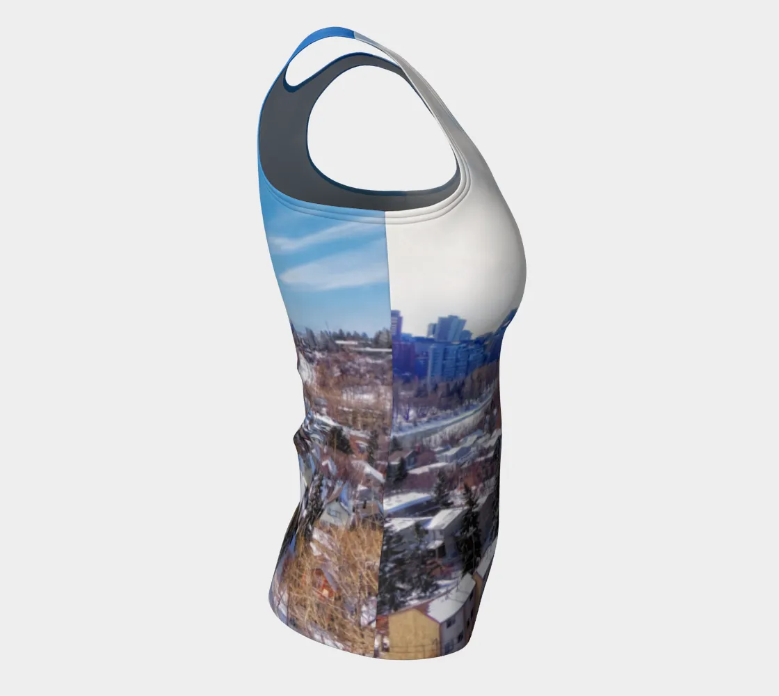 Women's All-Over Fitted Regular Tank Top - McHugh Bluff Winter