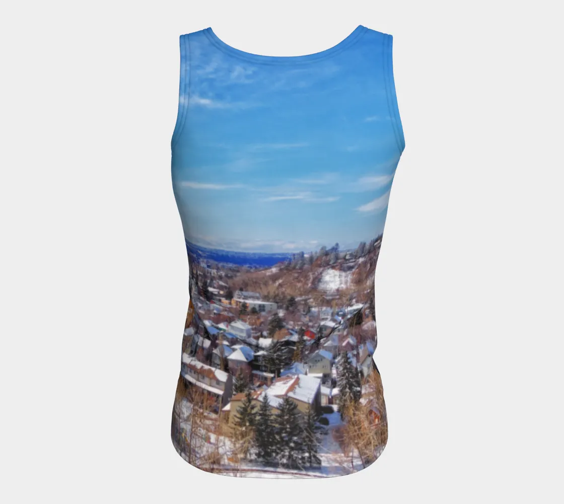 Women's All-Over Fitted Regular Tank Top - McHugh Bluff Winter