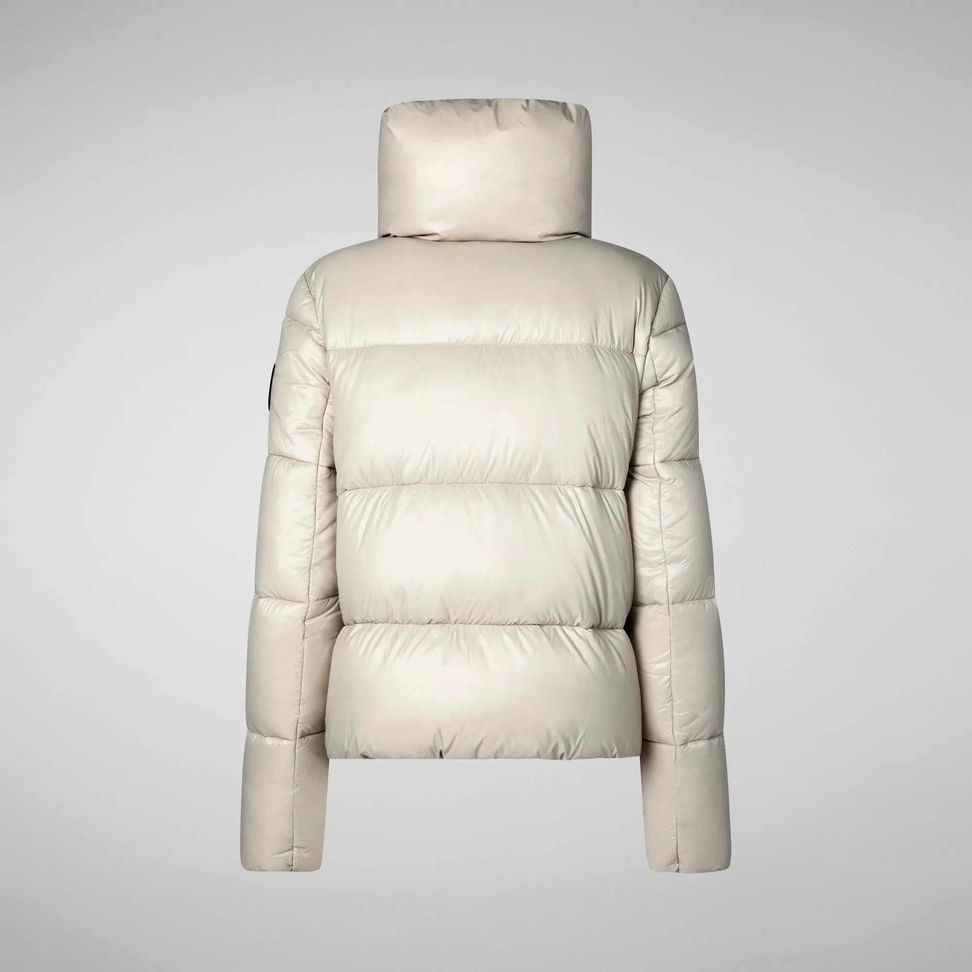 Women's Animal free Puffer Jacket Isla  in Rainy Beige